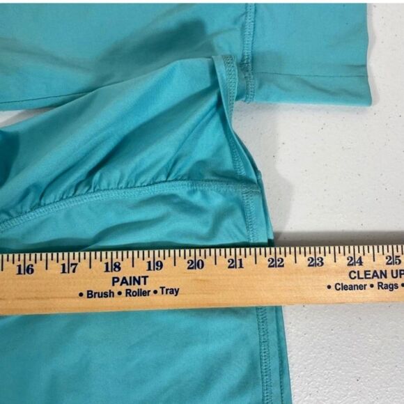 Athleta Quarter Zip Top Teal Size XSMALL - Picture 10 of 10